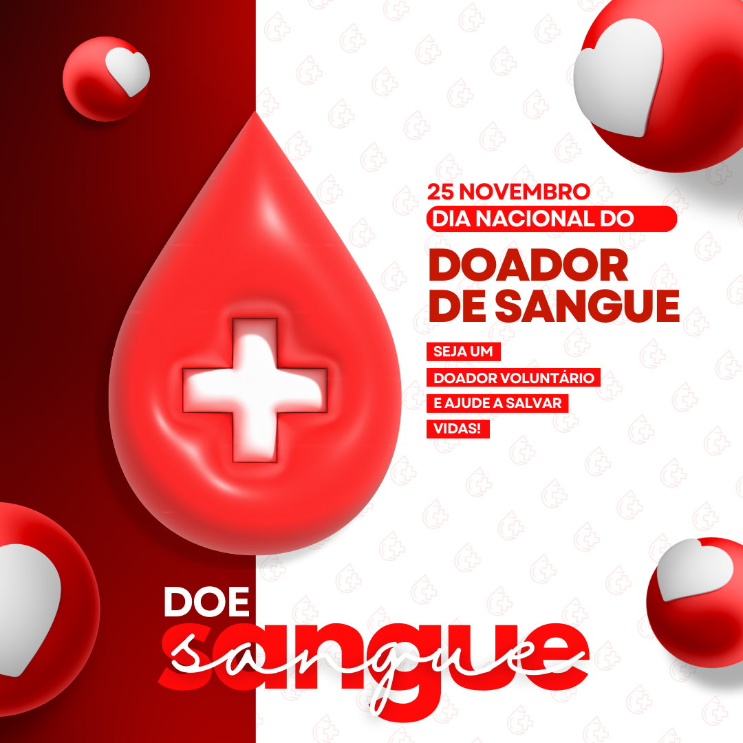 25 de novembro, Dia Nacional do Doador de Sangue